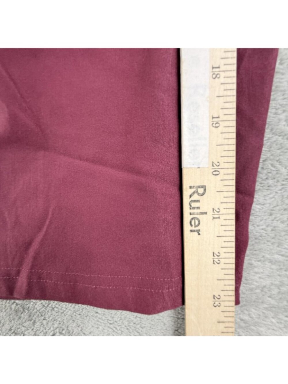 Kate Kasin Skirt Womens Large Red Pencil Stretch Knee Length Pockets Work Office - Picture 15 of 16